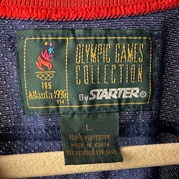 1996 Atlanta Olympics Hockey Jersey Vintage Starter - Picture 6 of 6